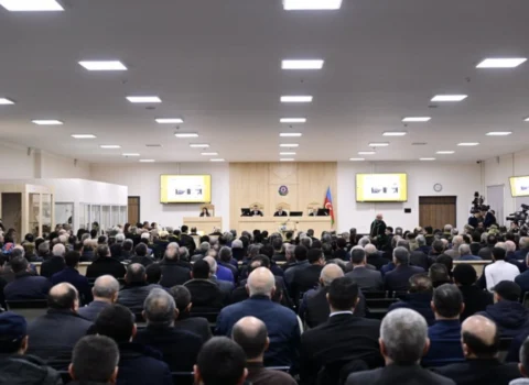 Hərbi cinayətlər törətməkdə təqsirləndirilən ermənilərin məhkəməsi davam edir