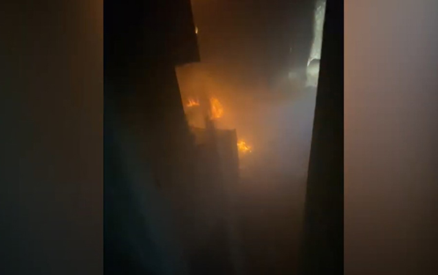 Bakıda yaşayış binasında yanğın – Video Bakıda yaşayış binasında yanğın – Video