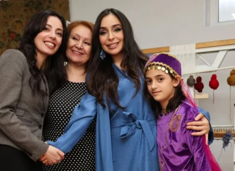 Leyla Əliyeva və Arzu Əliyeva “Ümid Yeri” Uşaq Sığınacağını ziyarət ediblər