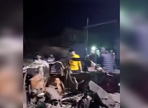 Bakıda avtomobil partladı – VİDEO
