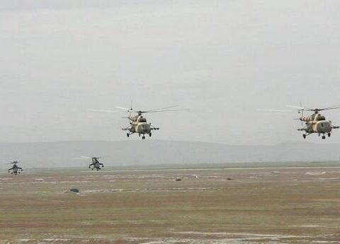 Helikopterlərimiz havaya qaldırıldı – Video
