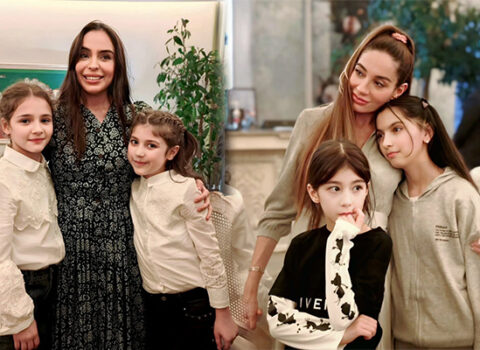 Leyla və Arzu Əliyevalar iftar məclisində – FOTOLAR
