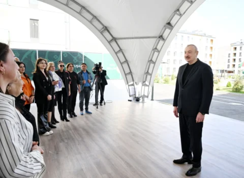 Prezident: “Şadam ki, artıq Suqovuşan kəndində də keçmiş köçkünlər yerləşirlər”