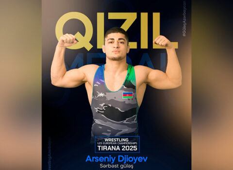 Güləşçimiz Avropa Çempionatında qızıl medal qazandı