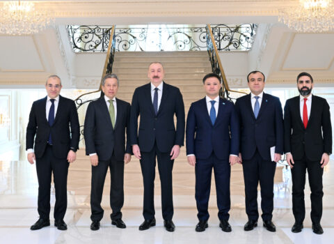 Prezident bu şirkətlərin rəhbərlərini qəbul etdi