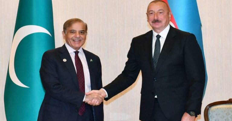 İlham Əliyev: “Azərbaycan-Pakistan strateji tərəfdaşlığının hazırkı səviyyəsi böyük məmnunluq doğurur” İlham Əliyev: “Azərbaycan-Pakistan strateji tərəfdaşlığının hazırkı səviyyəsi böyük məmnunluq doğurur”