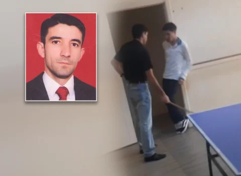 İdman müəllimi şagirdləri təhqir edib? – VİDEO