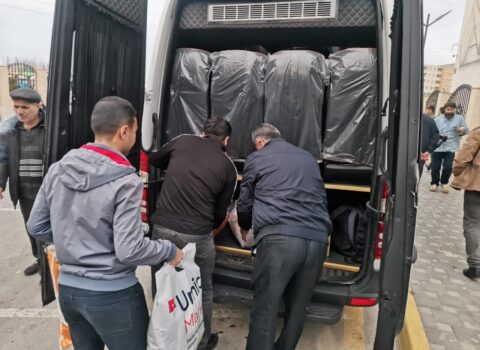 Ağdamın Sarıcalı kəndinə növbəti köç karvanı yola salınıb – FOTO