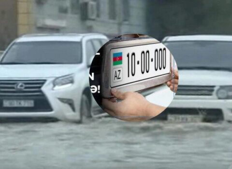 Yağışda itən avtomobil nömrələri – dublikat verilirmi? – “Cəmi 60 manata…”