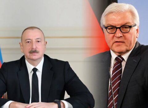 İlham Əliyevin Almaniya Prezidenti ilə geniş tərkibdə görüşü başladı