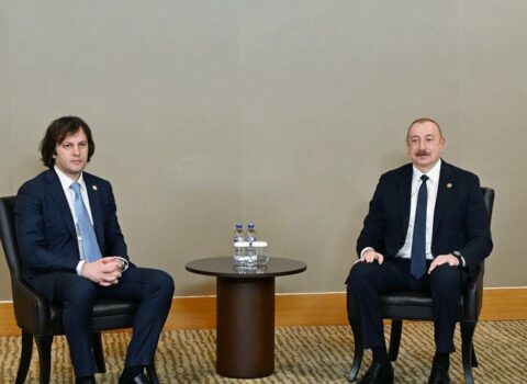 Prezident İlham Əliyev Gürcüstanın Baş nazirini qəbul etdi