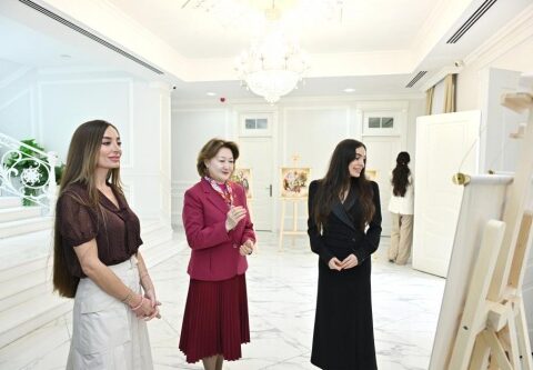 Leyla və Arzu Əliyevalar Türk Mədəniyyəti və İrsi Fondunun qonağı olublar