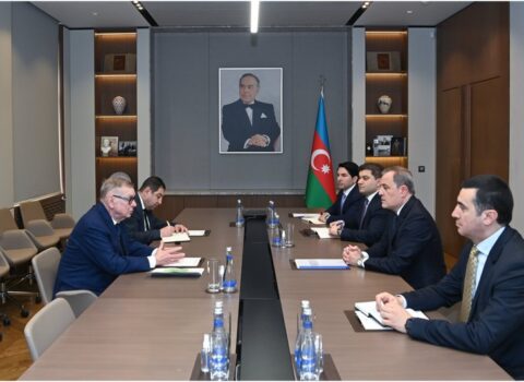 Ceyhun Bayramov Aleksandr Zuyev ilə görüşdü