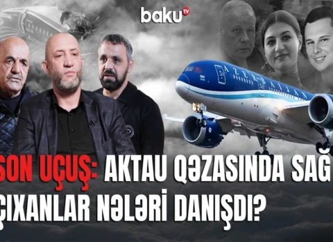 Qəza anında AZAL təyyarəsində yaşananlar – VİDEO