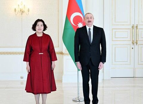 Prezident Çin səfirini qəbul etdi – Foto