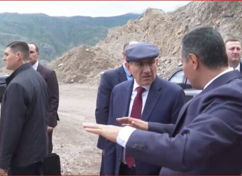 Paşinyan sərhədimizə gəldi – VİDEO