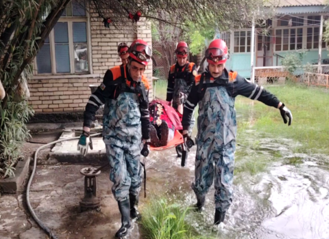 FHN: Su basan ərazilərdə tədbirlər davam etdirilir – VİDEO