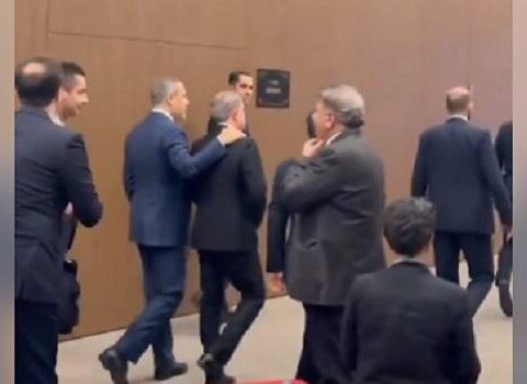 Hakan Fidan Ceyhun Bayramovu bu cür yola saldı – Video