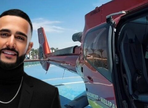 Hüseyn xanımla görüşə helikopterlə getdi
