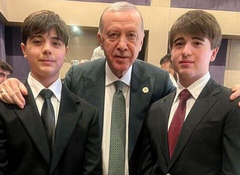 Prezidentin nəvələri Ərdoğanla – FOTO