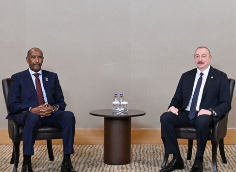 Azərbaycan Prezidenti Sudan lideri ilə görüşdü