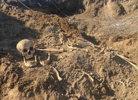 Ağdərədə insan sümükləri tapıldı