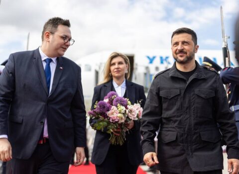 Zelenski Çexiyaya getdi – FOTO