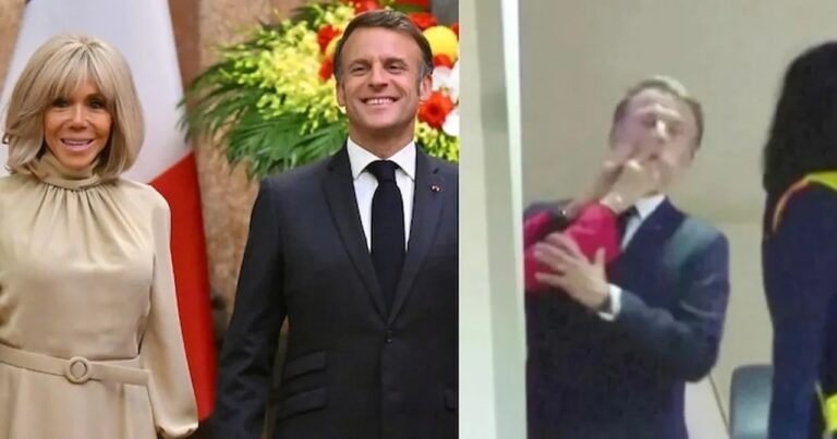 Makron və arvadının bu hərəkəti lağ obyektinə ÇEVRİLDİ – FOTO
