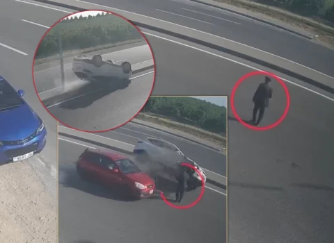 Bakıda yolu keçən yaşlı kişi dəhşətli qəzaya səbəb oldu – ANBAAN VİDEO