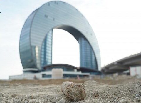 Port Baku ərazisində top mərmisi tapıldı