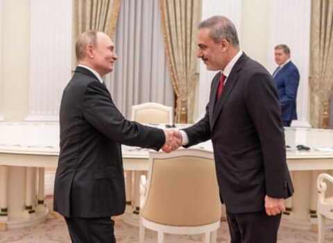 Hakan Fidan Moskvada Vladimir Putinlə görüşdü