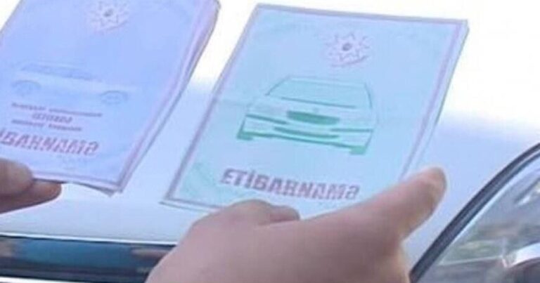 Etibarnamə ilə maşın alanların DİQQƏTİNƏ