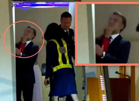 Makron arvadının ona şillə vurmasından DANIŞDI