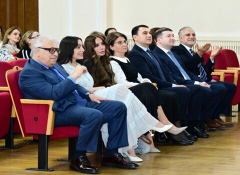 Leyla Əliyeva Bakı Musiqi Akademiyasında tələbə və gənclərin konsertində iştirak etdi