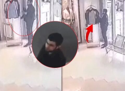 Bakıda kişi “Mall”dan 135 manatlıq gödəkçəni belə oğurladı – ANBAAN VİDEO
