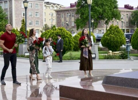 Leyla Əliyeva və Arzu Əliyeva Naxçıvana səfər etdi – FOTOLAR