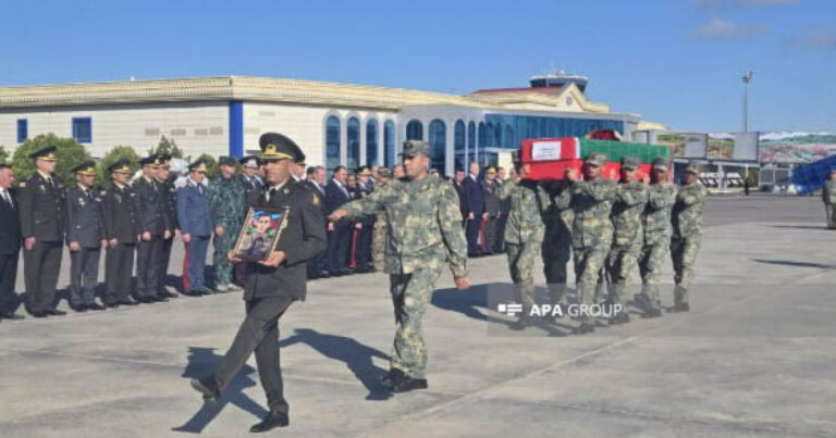 31 il əvvəl şəhid olmuş əsgərin nəşi Naxçıvana gətirildi – FOTOLAR