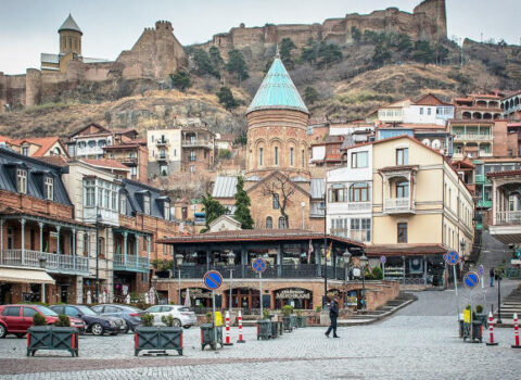 Tiflisin mərkəzində atışma baş verdi