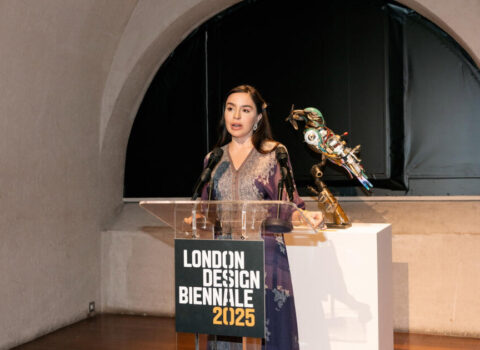 Leyla Əliyeva London Dizayn Biennalesində Azərbaycan MAMA “Ana təbiət” sərgisində iştirak edib – FOTO