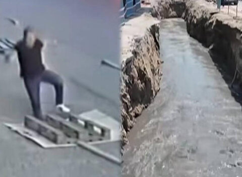 Kanalizasiya xəttinə düşən 27 yaşlı Cümşüdün FOTOsu