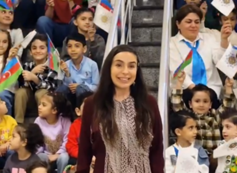 Leyla Əliyevadan uşaqlarla bağlı paylaşım – VİDEO