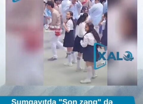 Sumqayıtdakı 30 nömrəli məktəbdə son zəng biabırçılığı: Direktorun bu hərəkəti gündəm oldu – VİDEO