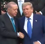 Tramp və Ərdoğanın səmimi görüntüləri diqqət çəkdi – VİDEO