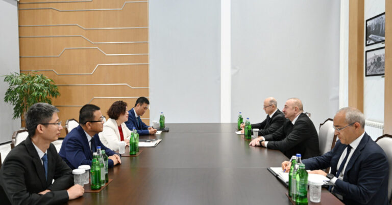 Prezident Çen Qianqı qəbul etdi – Foto