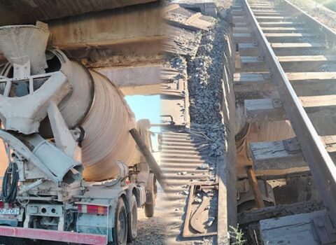 Hündürlüyü doğru hesablamadı, körpünü dağıtdı – Fotolar
