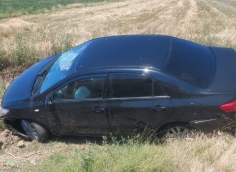 Goranboyda “Toyota” su arxına aşdı – FOTO