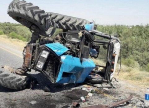Yardımlıda traktor aşdı, sürücü öldü
