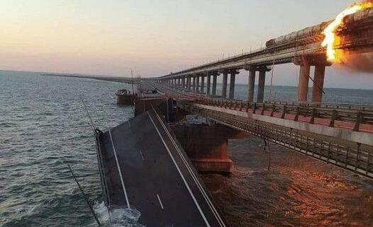 Təcili: Krım körpüsü yenə partladıldı – Video