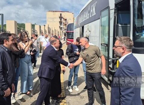 “Qarabağ”ın futbolçuları Şuşadan sonra Xankəndidə