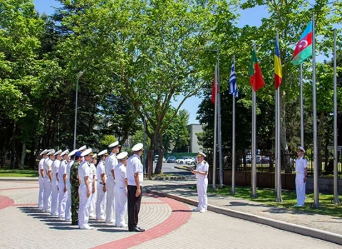 NATO Mərkəzində bayrağımız qaldırıldı – FOTOLAR